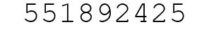 Number 551892425.