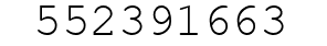 Number 552391663.