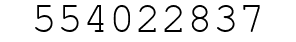 Number 554022837.