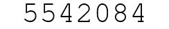 Number 5542084.