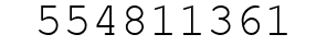 Number 554811361.