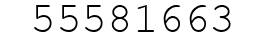 Number 55581663.