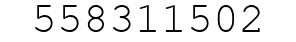 Number 558311502.