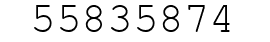 Number 55835874.