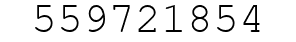 Number 559721854.