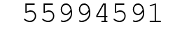 Number 55994591.