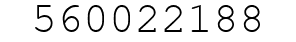 Number 560022188.