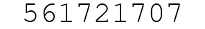 Number 561721707.