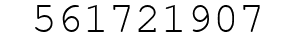 Number 561721907.