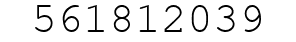 Number 561812039.