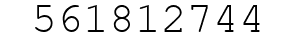 Number 561812744.