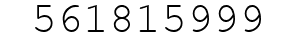 Number 561815999.