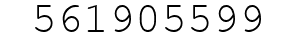 Number 561905599.