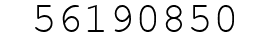 Number 56190850.