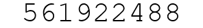 Number 561922488.