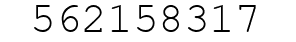 Number 562158317.