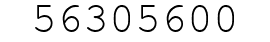 Number 56305600.