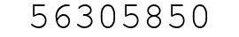 Number 56305850.