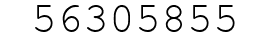 Number 56305855.