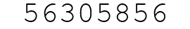 Number 56305856.