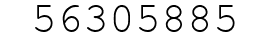 Number 56305885.
