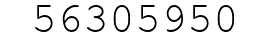 Number 56305950.
