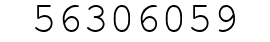 Number 56306059.