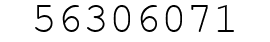 Number 56306071.