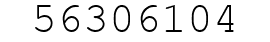 Number 56306104.