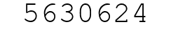 Number 5630624.
