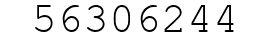 Number 56306244.