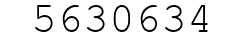Number 5630634.
