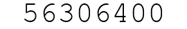 Number 56306400.