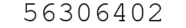 Number 56306402.