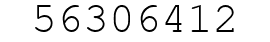 Number 56306412.