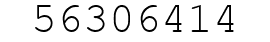 Number 56306414.
