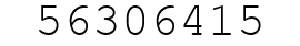 Number 56306415.