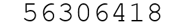 Number 56306418.