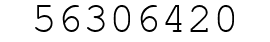 Number 56306420.