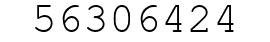 Number 56306424.