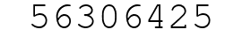 Number 56306425.
