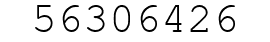 Number 56306426.