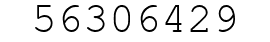 Number 56306429.