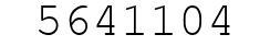 Number 5641104.