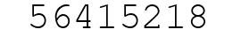 Number 56415218.