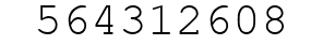 Number 564312608.