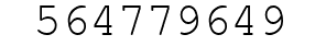 Number 564779649.