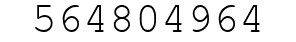 Number 564804964.
