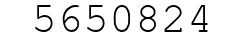 Number 5650824.
