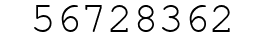 Number 56728362.